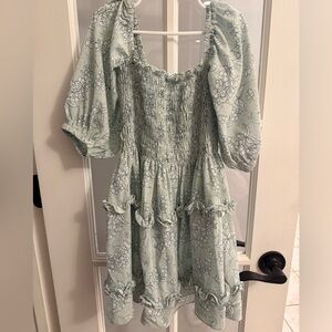 Be Girl Clothing Sage Green Dress